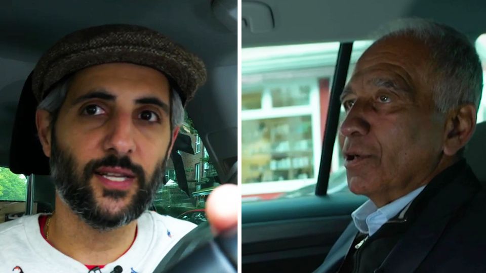 Mojib Latif im "Alman Taxi" von Michel Abdollahi
