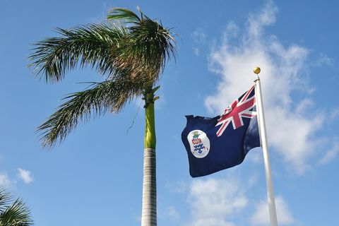 Die Flagge der Cayman Islands