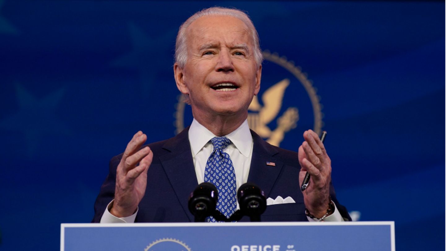Joe Biden: "Wir werden Geduld brauchen, Durchhaltevermögen und Entschlossenheit, um das Virus zu besiegen."
