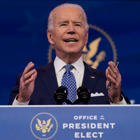 Joe Biden: "Wir werden Geduld brauchen, Durchhaltevermögen und Entschlossenheit, um das Virus zu besiegen."