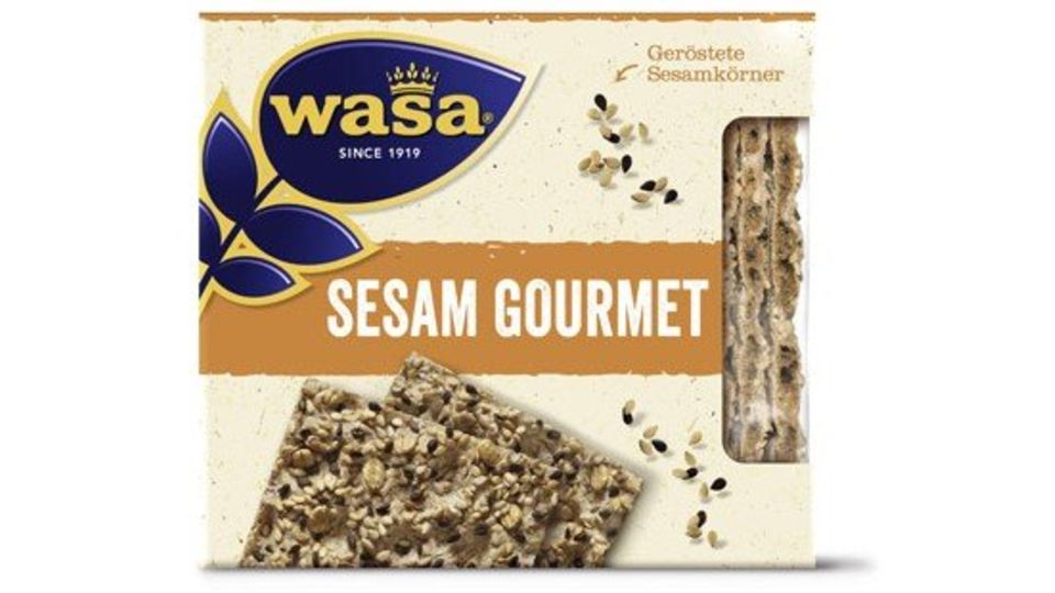 Wasa "Sesam Gourmet"-Verpackung