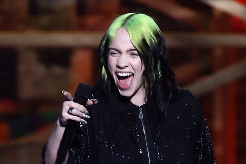 Musikerin Billie Eilish bei einem Konzert