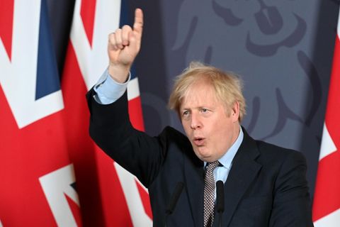 Ist natürlich begeistert vom Brexit-Handelspakt: Der britische Premier Boris Johnson