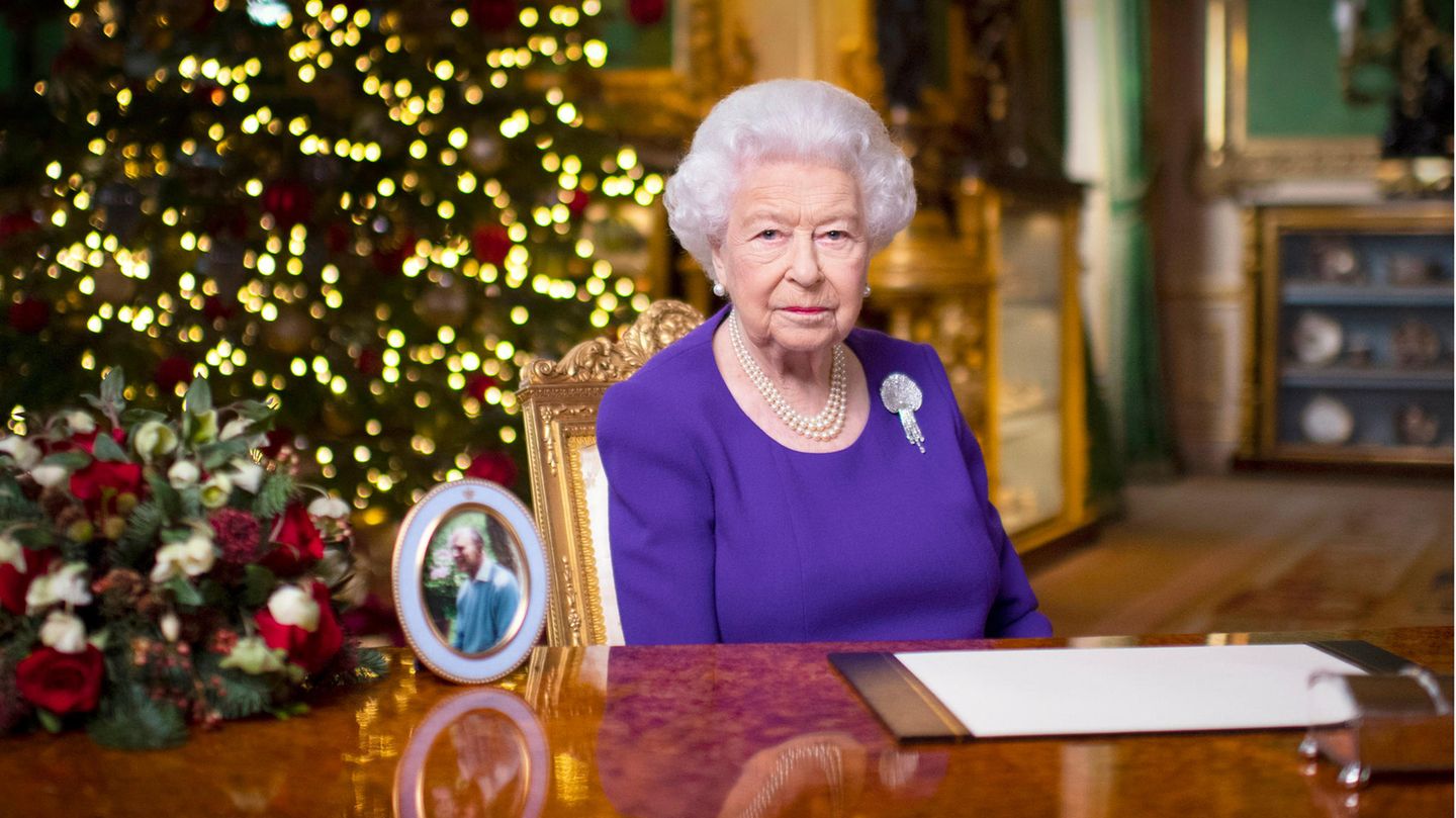 Die Queen bei ihrer Weihnachtsansprache 2020