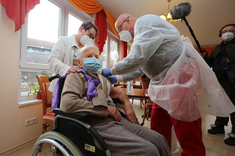 Heimbewohnerin Edith Kwoizalla
