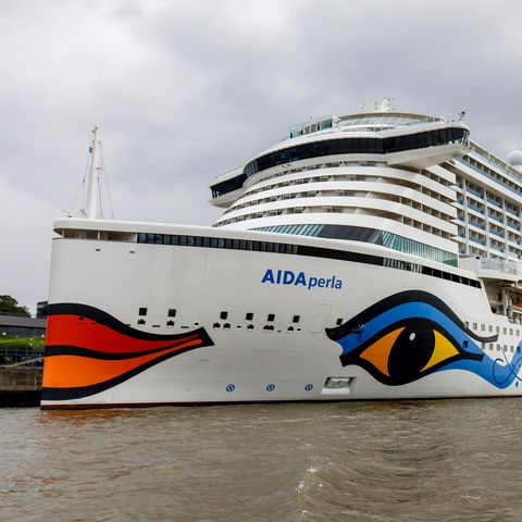 Die "Aida Perla" sollte eigentlich am Samstag zur Silvesterkreuzfahrt aufbrechen