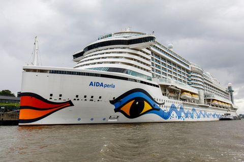 Die "Aida Perla" sollte eigentlich am Samstag zur Silvesterkreuzfahrt aufbrechen