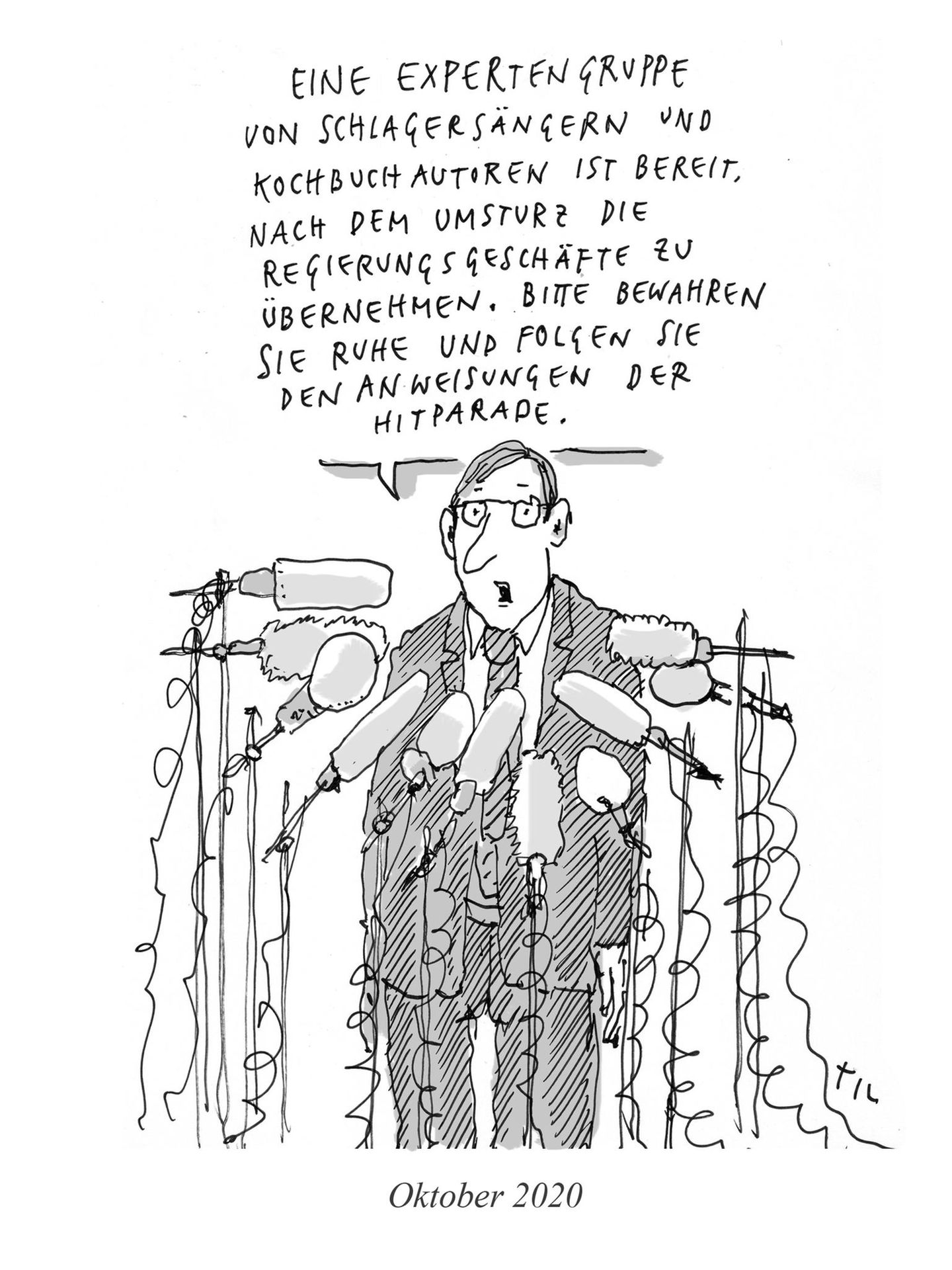 stern-Zeichner: Zwanzigzwanzig in zwanzig Cartoons von Til Mette