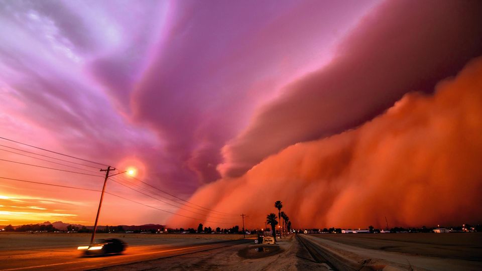 Sandstorm in Aroziona