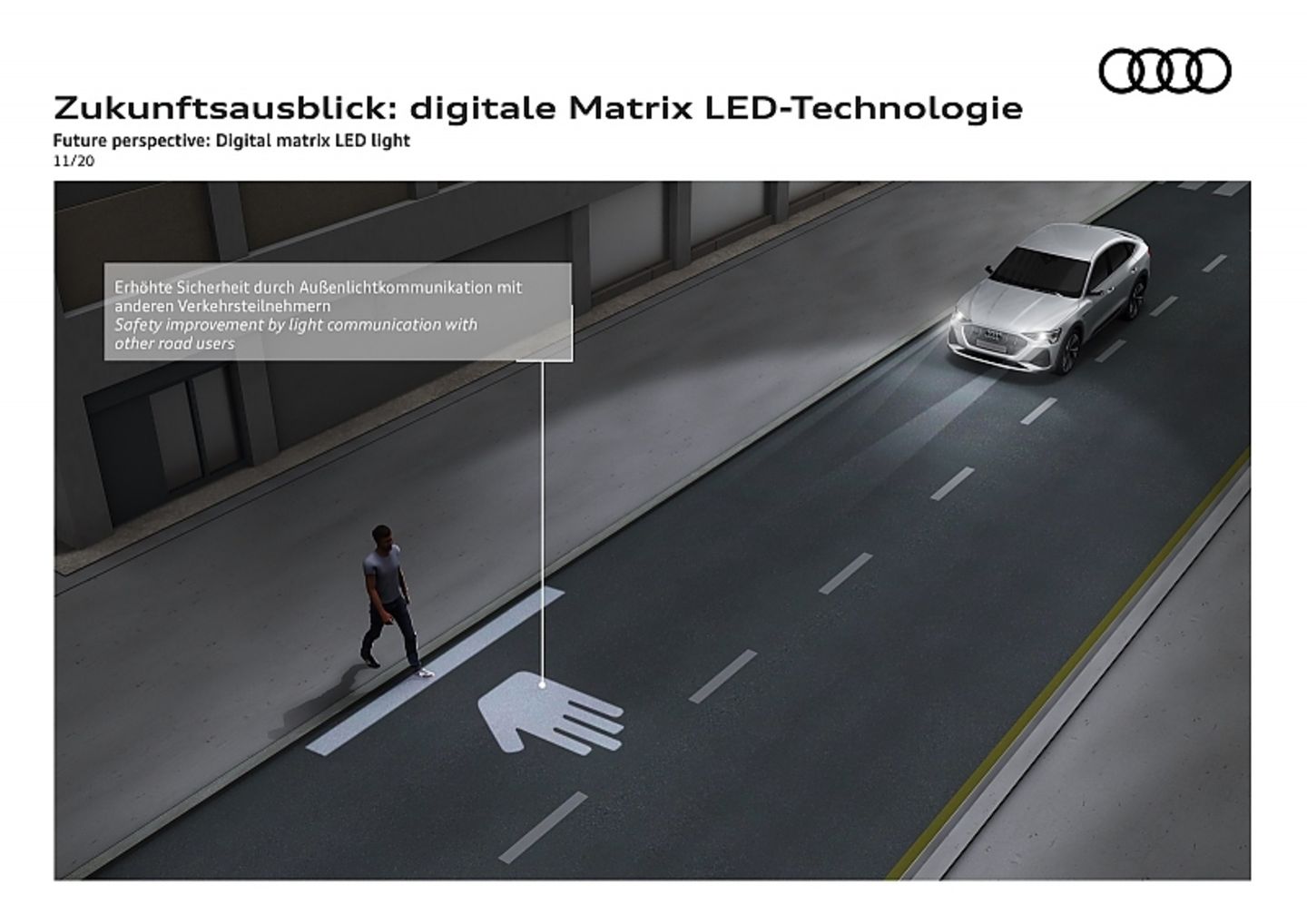 Digitales Licht Audi