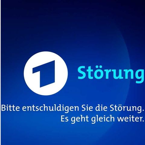 "Tagesschau"-Moderator Claus-Erich Boetzkes; ARD-Störungsbild