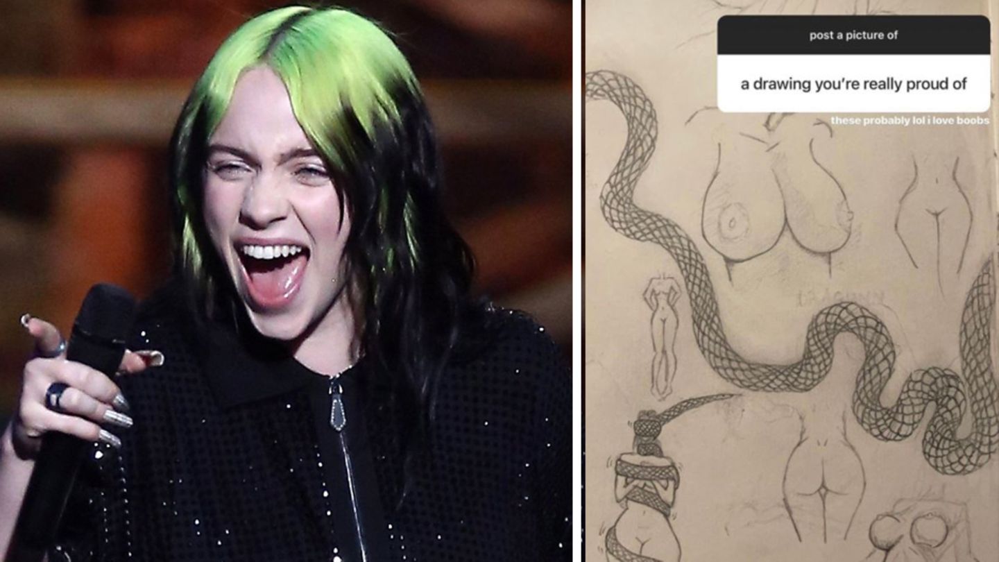 Billie Eilish postet nackte Brüste und verliert womöglich 100.000 Follower  | STERN.de