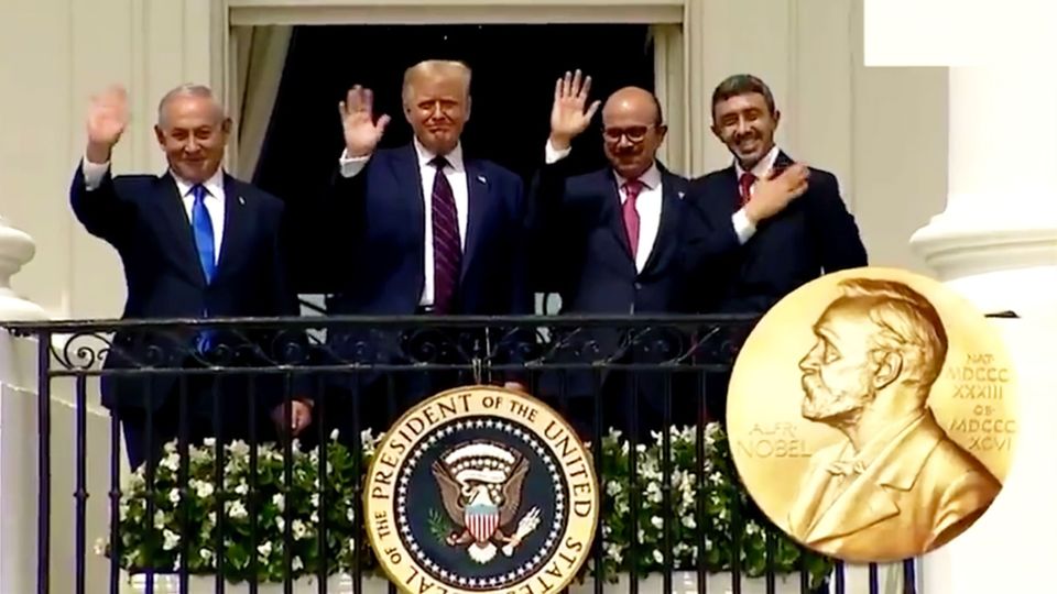 Trump feiert sich mit Video inklusive Nobelpreis – den hat er aber nie erhalten