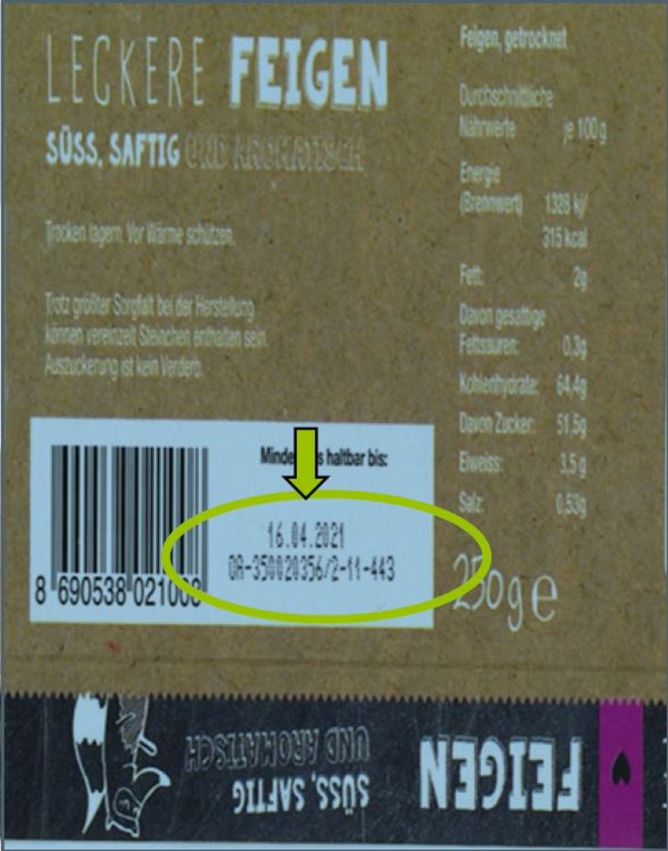 Rewe ruft Trockenfeigen zurück