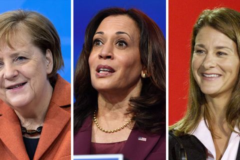 Angela Merkel, Kamala Harris, Melinda Gates
