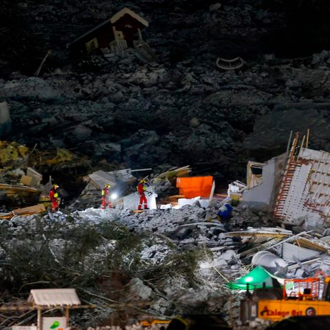 Ask in Norwegen nach dem Erdrutsch
