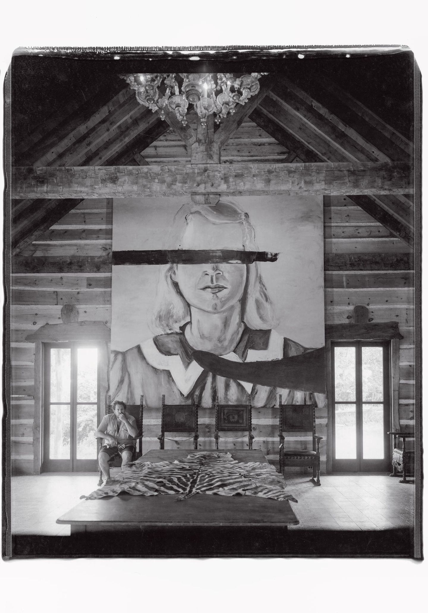 Untitled (Self-Portrait with Big Girl, Montauk), 2004 Polaroid 24 x 20 in. / 61 x 50.8 cm