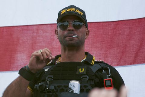 Henry «Enrique» Tarrio, Anführer der Proud Boys, ist kurz vor der geplanten Demonstration von Trump-Anhängern in Washington verhaftet worden.