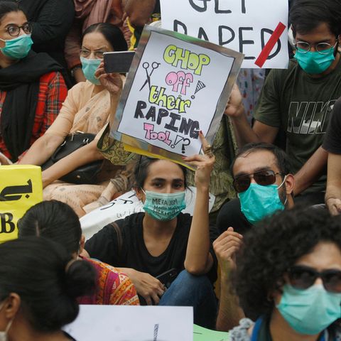 Demonstration in Pakistan