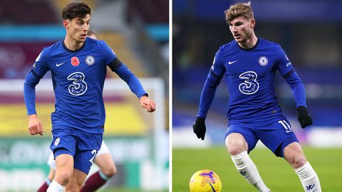 Die teuersten Transfers des FC Chelsea: Kai Havertz und Timo Werner (r.)