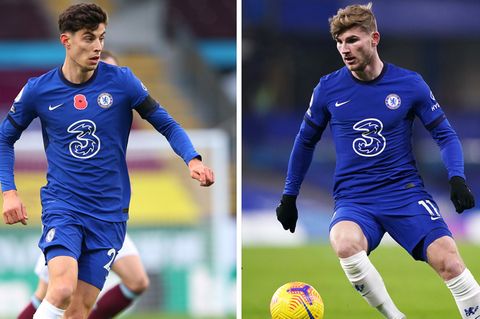 Die teuersten Transfers des FC Chelsea: Kai Havertz und Timo Werner (r.)