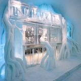 Bäume und Wurzelgeflecht aus Eis: Die Art Suite "Paradise Lost" von Kalle Ekeroth und Christian Strömqvist.