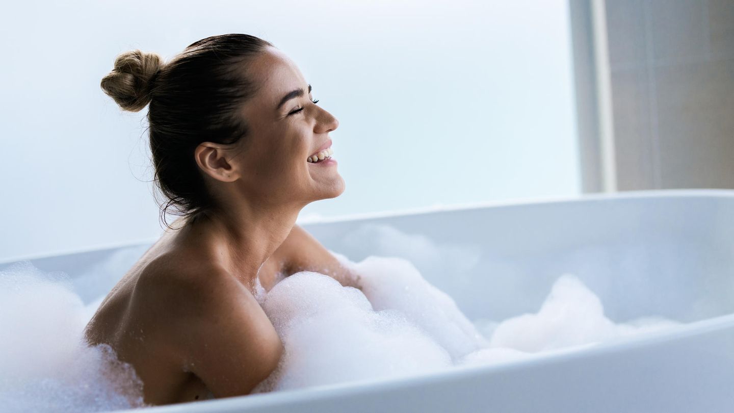 Eine faltbare Badewanne ist besonders praktisch