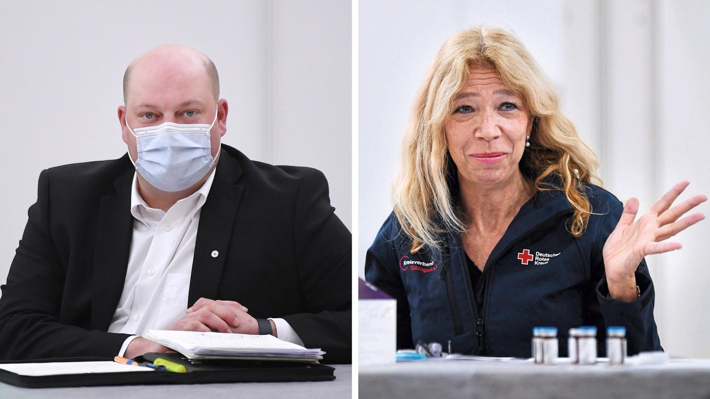 „Diese Impfaktion ist eine Mammutaufgabe“ Martin Gneiting und Lisa Federle