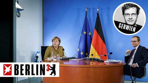 Bundeskanzlerin Angela Merkel (CDU) und Berlins Regierender Bürgermeister Michael Müller (SPD)
