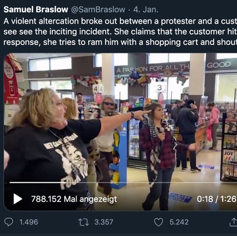 Los Angeles: Maskenverweigerer stürmen Einkaufszentrum und Supermarkt