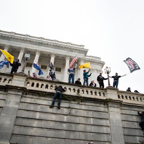 Trump-Anhänger stürmen am Mittwoch das US-Kapitol in Washington DC