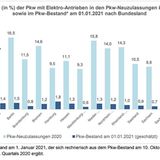 KBA Zahlen Elektroautos 2020