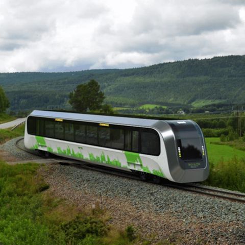 Mit solchen Triebwagen können Nebenstrecken ökologisch betrieben werden 