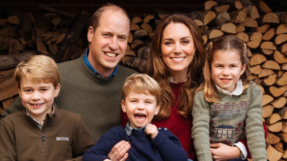 Prinz William, Herzogin Kate und die drei Kinder in Anmer Hall