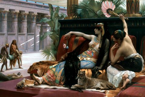 Kleopatra lässt Gifte erproben von Alexandre Cabanel.