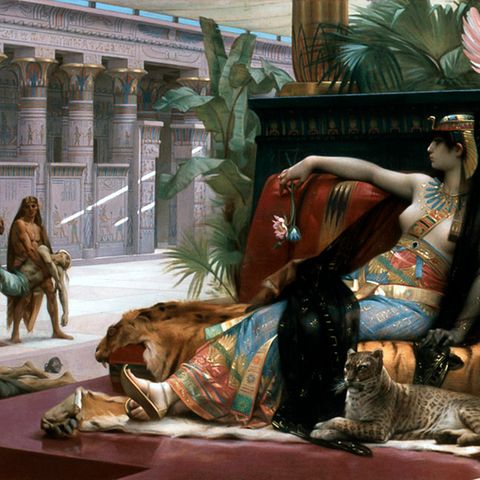Kleopatra lässt Gifte erproben von Alexandre Cabanel.