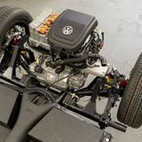 Der Elektromotor im VW e-Käfer leistet 60 kW / 82 PS