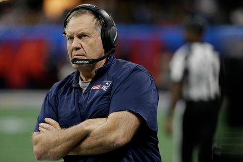 Bill Belichick, Trainer der New England Patriots, hier beim Super Bowl 2019