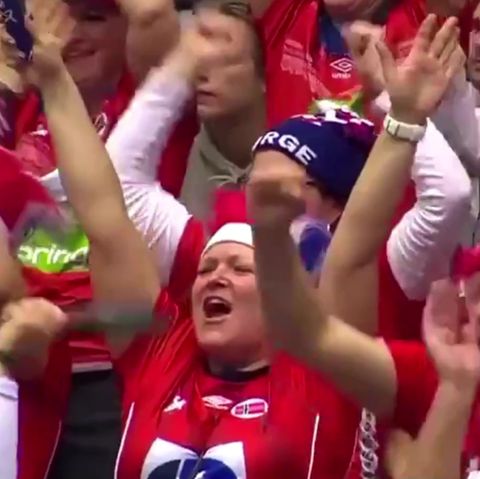 Uwe Gensheimer und leeres Handballstadion in Ägypten