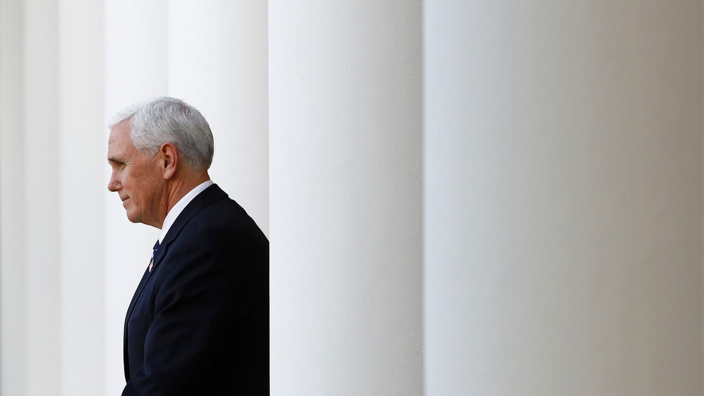 Der scheidende US-Vizepräsident Mike Pence