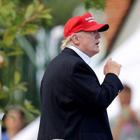 Donald Trump in seinem Golfclub in Bedminster, New Jersey