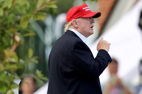 Donald Trump in seinem Golfclub in Bedminster, New Jersey