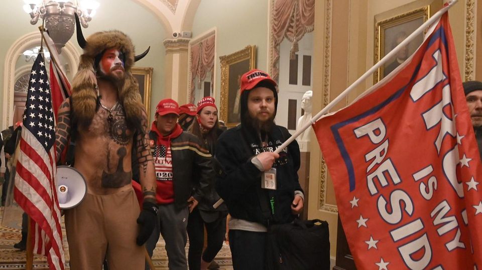 Trump-Anhänger im Kapitol