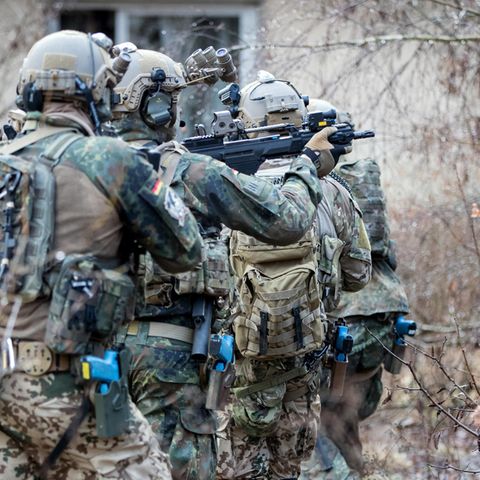 KSK-Soldaten beim Training