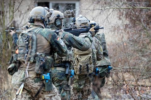 KSK-Soldaten beim Training