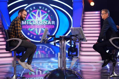 "Wer wird Millionär?"-Moderator Günther Jauch bringt Niklas Bayer-Eynck mit der 125.000-Euro-Frage in Bedrängnis