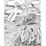 Nach diesem Cartoon wäre seine Karriere beim stern nach vier Wochen beinahe schon wieder zu Ende gewesen. Til Mette hatte die Zeichnung rechtzeitig zum Redaktionsschluss am Dienstag, 6. Februar 1996 eingereicht. Einen Tag später stürzte jedoch eine Boeing 757-200 auf dem Weg nach Frankfurt am Main rund 26 Kilometer vor der dominikanischen Küste in den Atlantik. Alle 189 Insassen kamen bei dem Birgenair-Flug ums Leben. Auf viele Leser wirkte der Cartoon deshalb geschmacklos, es gab zahlreiche Beschwerden. Doch Rolf Dieckmann, der damalige Leiter des Ressorts Humor & Satire, bewies Rückgrat und hielt an dem umstrittenen Zeichner fest.