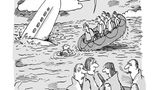 Nach diesem Cartoon wäre seine Karriere beim stern nach vier Wochen beinahe schon wieder zu Ende gewesen. Til Mette hatte die Zeichnung rechtzeitig zum Redaktionsschluss am Dienstag, 6. Februar 1996 eingereicht. Einen Tag später stürzte jedoch eine Boeing 757-200 auf dem Weg nach Frankfurt am Main rund 26 Kilometer vor der dominikanischen Küste in den Atlantik. Alle 189 Insassen kamen bei dem Birgenair-Flug ums Leben. Auf viele Leser wirkte der Cartoon deshalb geschmacklos, es gab zahlreiche Beschwerden. Doch Rolf Dieckmann, der damalige Leiter des Ressorts Humor & Satire, bewies Rückgrat und hielt an dem umstrittenen Zeichner fest.