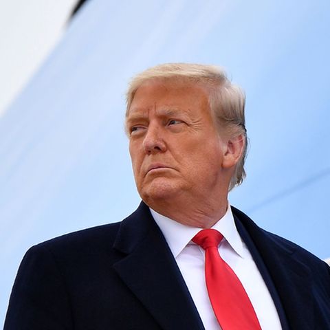 US-Präsident Donald Trump, hier beim Besteigen der Präsidentenmaschine Air Force One