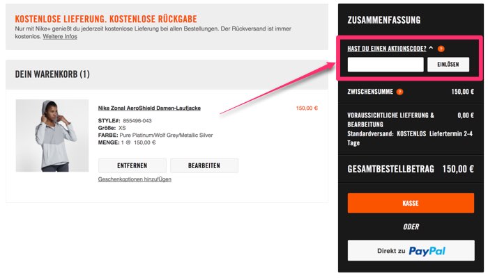 Nike Gutschein Januar 21 10 Aktionscode 42 Rabatt